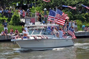4th of July Boat Parade in Lewes