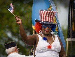 Fourth of july Hat in Cape Charles on the Eastern Shore
