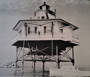 Holland Island Bar Light on Maryland's Eastern Shore