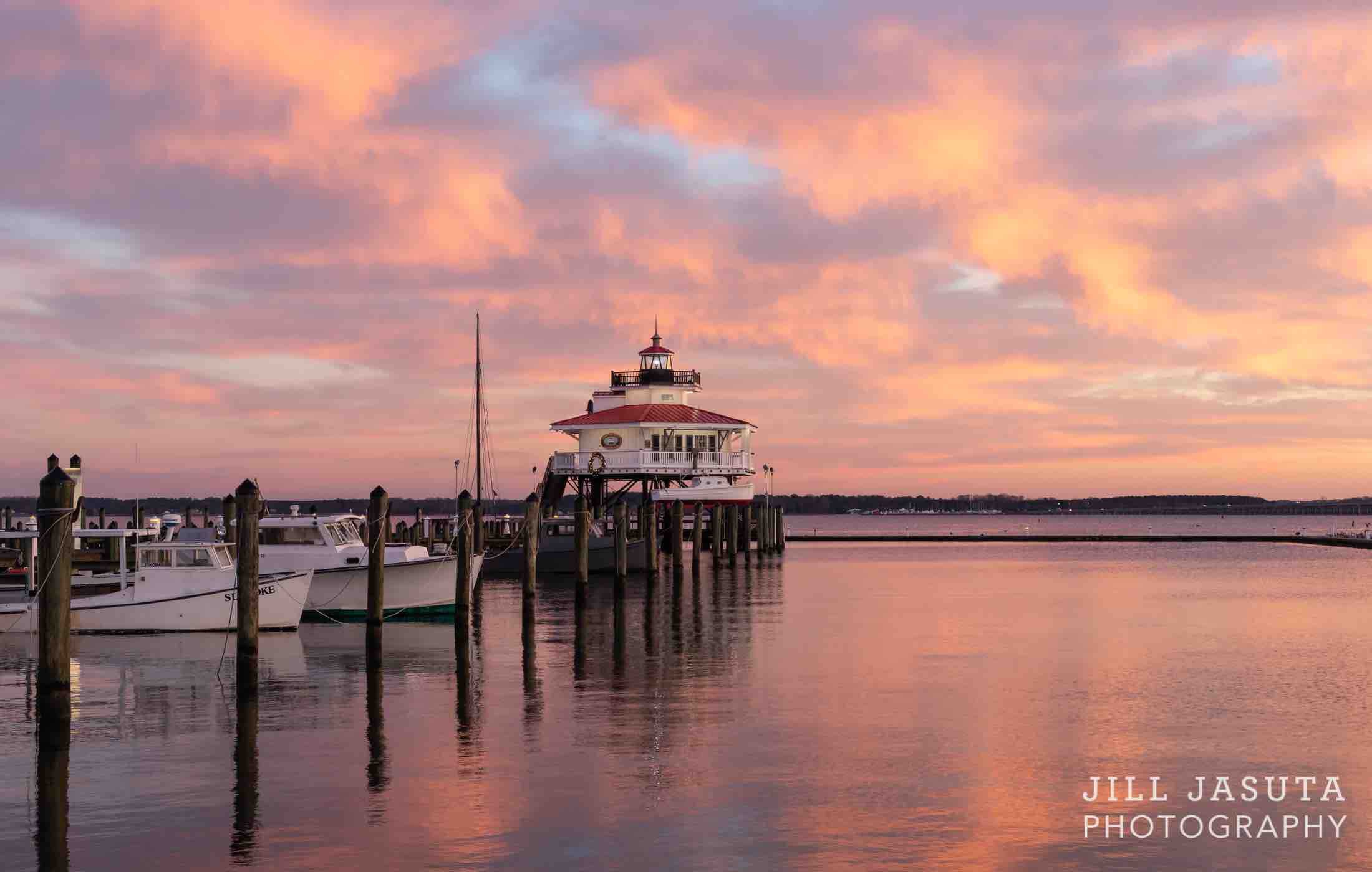Pink Sunrise at the Lighthouse Pink Sunrise at the Lighthouse