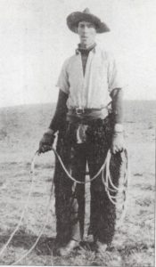 LeRoy Merriken in his Canadian cowboy days