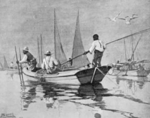 Oyster Tonging and Scraping
