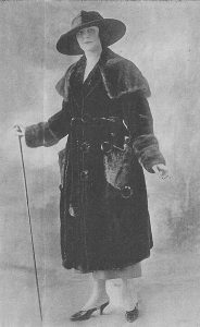 Hudson Seal Muskrat Coat Trimmed with Mink 1917 Wikimedia Commons