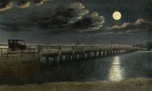 Miles River Bridge Moonlight