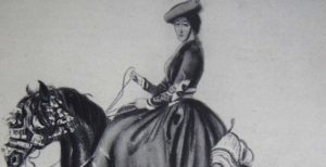 Riding Side Saddle Colonial Times