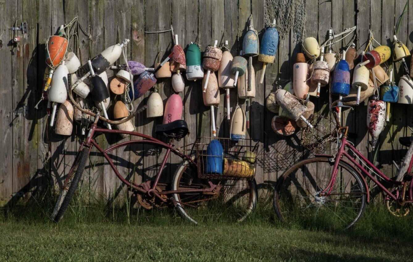 Bikes and Floats on Smith Island Maryland